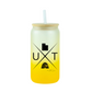 16oz. Glass Can Tumbler - Yellow Ombre