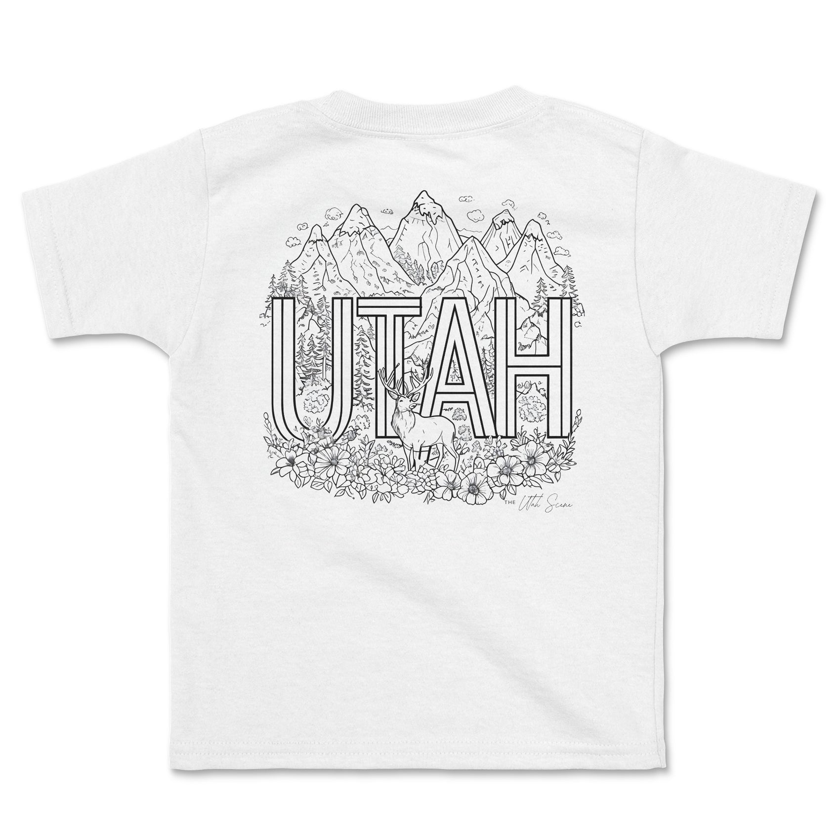 Color-Me Utah Mountain T-Shirt