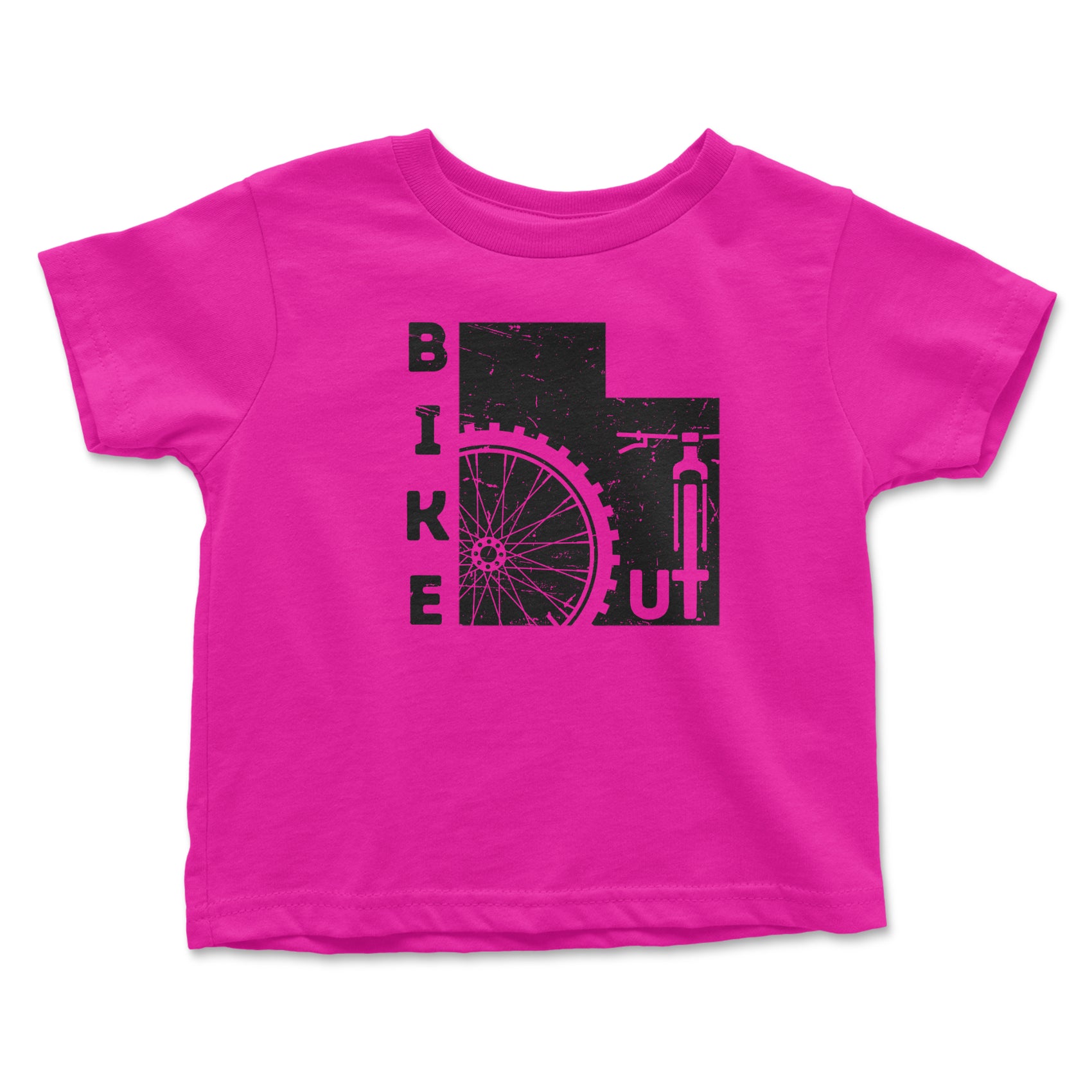 Bike Utah Pink T-Shirt (Toddler)