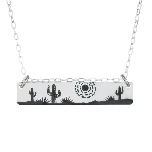 Cactus Daytime Bar Necklace