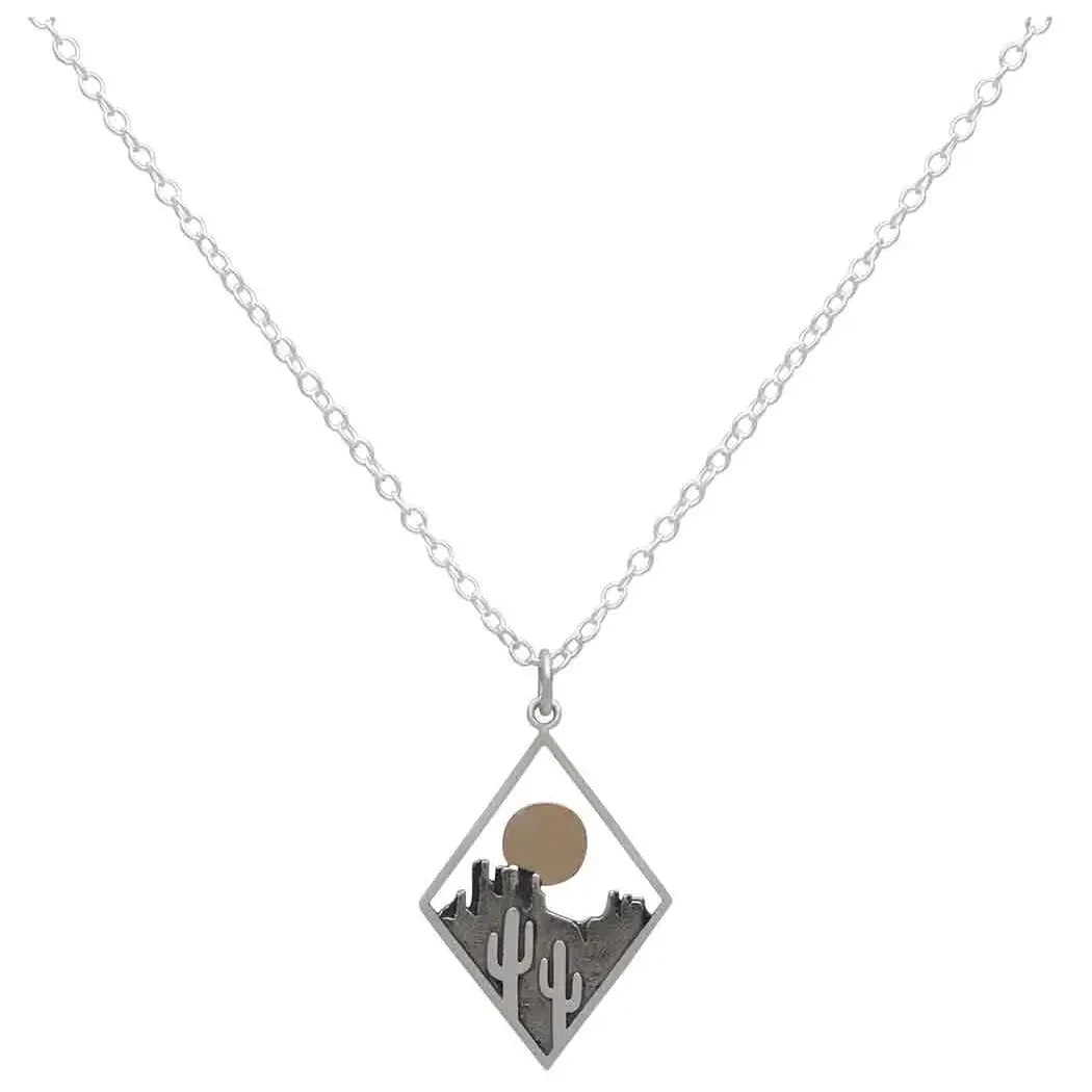 Cactus Landscape Necklace