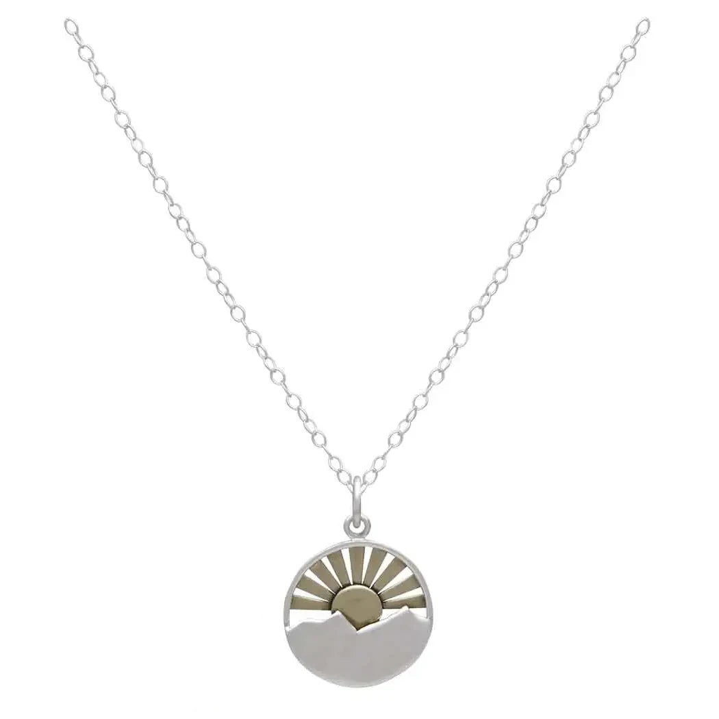 Sunrays Over Mountain Necklace